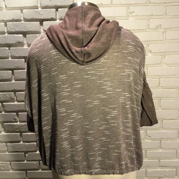 American Rag brown silver sparkle thread sweater 3X - Picture 4 of 5